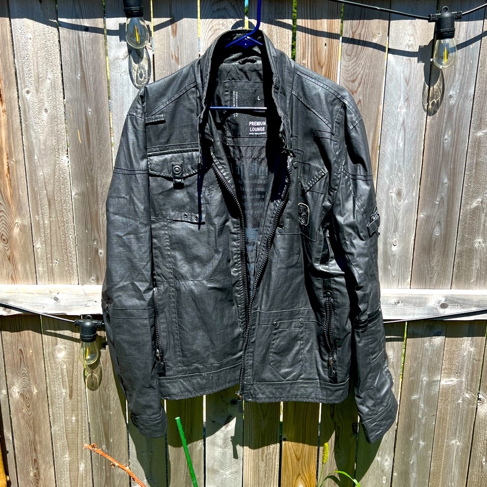 Men's Rainproof Lightweight waxed denim Jacket